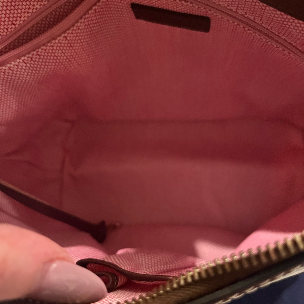 Dooney & Bourke Embossed Leather Shoulder Bag - Picture 5 of 7